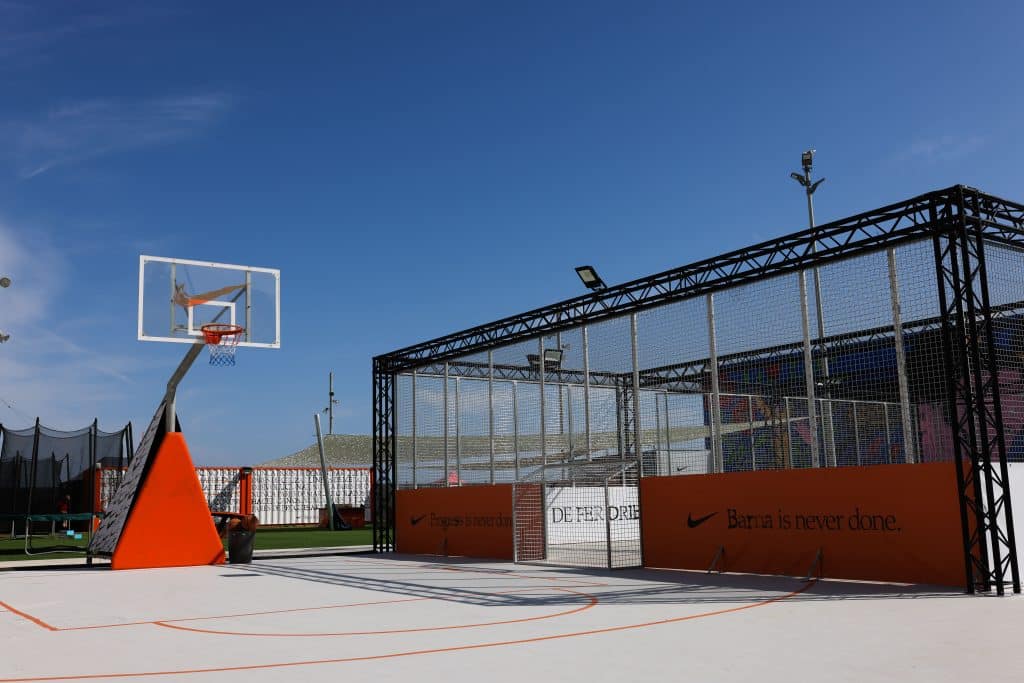 Suelo de entrenamiento para una pista exterior